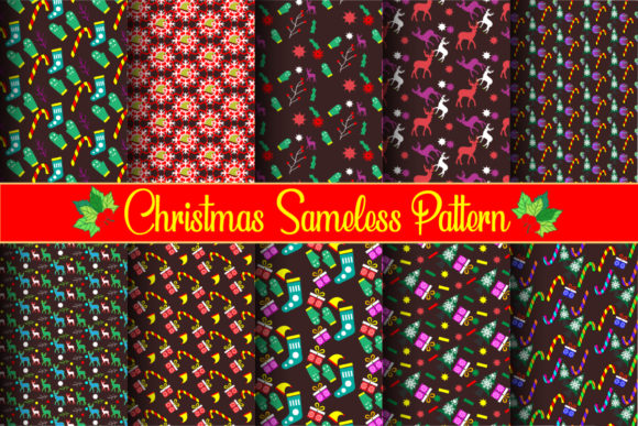 Christmas Digital Paper Pattern Design: A Versatile Resource for Creative Projects
