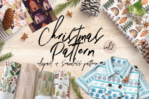 Christmas Pattern Vol.2: A Versatile Resource for Creative Projects