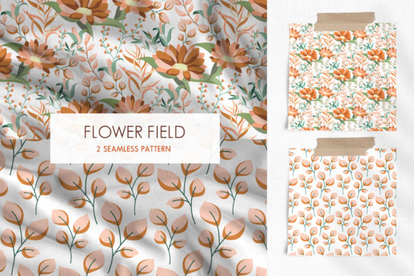 Flower Field Seamless Pattern: A Versatile Design for Creative Projects