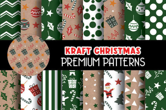 Green Kraft Christmas Digital Papers: A Practical Addition to Your Creative Workflow