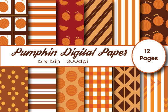 Pumpkins Digital Papers