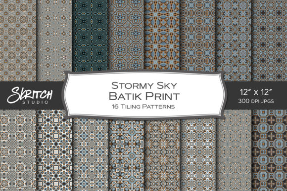 Stormy Sky Batik Prints: A Fusion of Art and Function for Modern Creatives