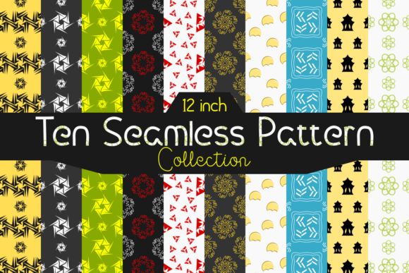 Ten Seamless Pattern Collection: A Versatile Tool for Creative and Business Workflows