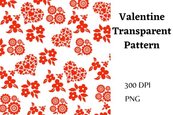 Valentine Pattern Transparent Vol 3 for Creative Designers